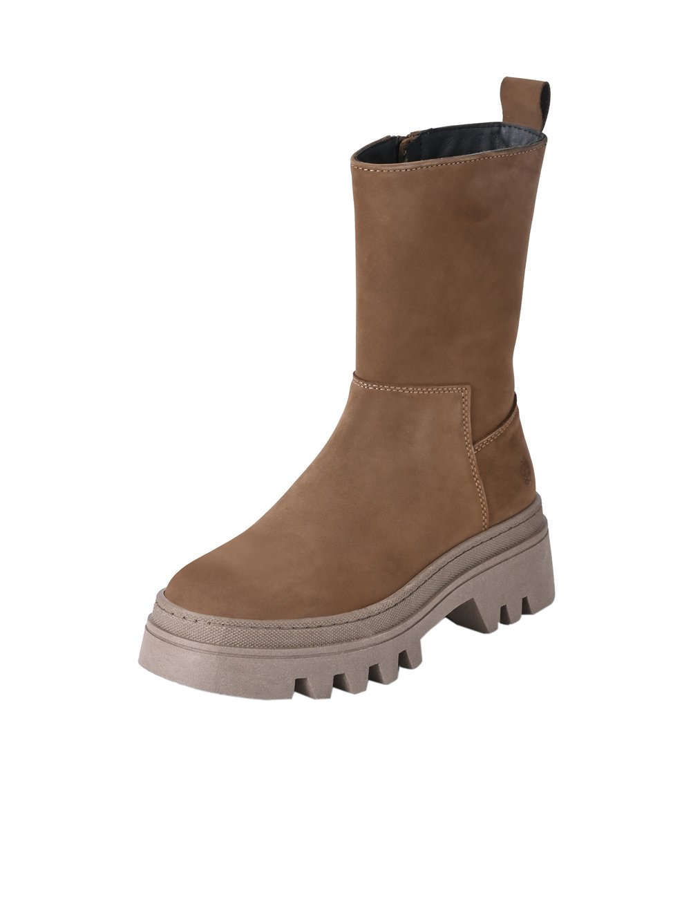 Apple of Eden Stiefelette Damen Leder beige, 40