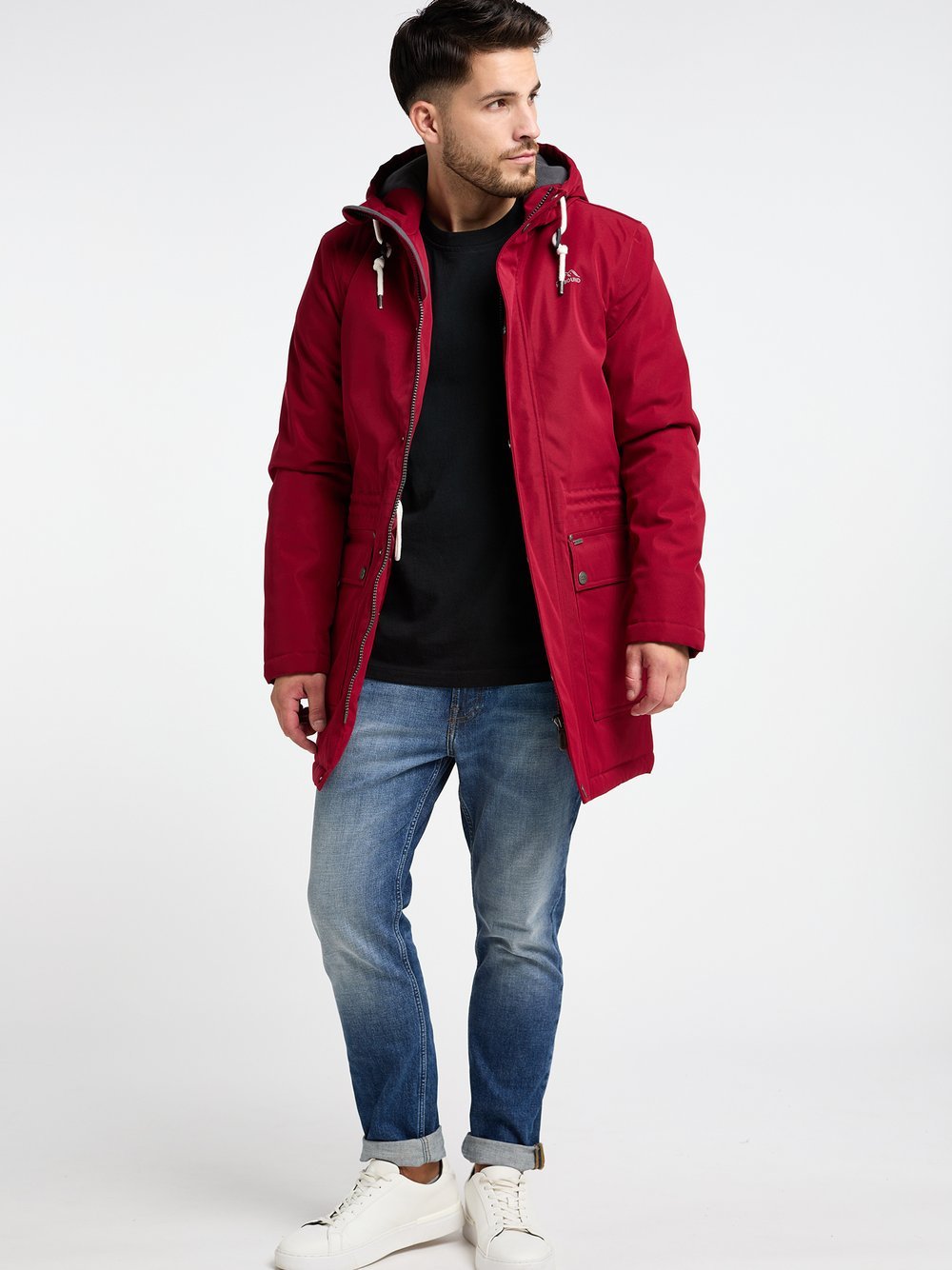 ICEBOUND Winterparka Herren rot, M