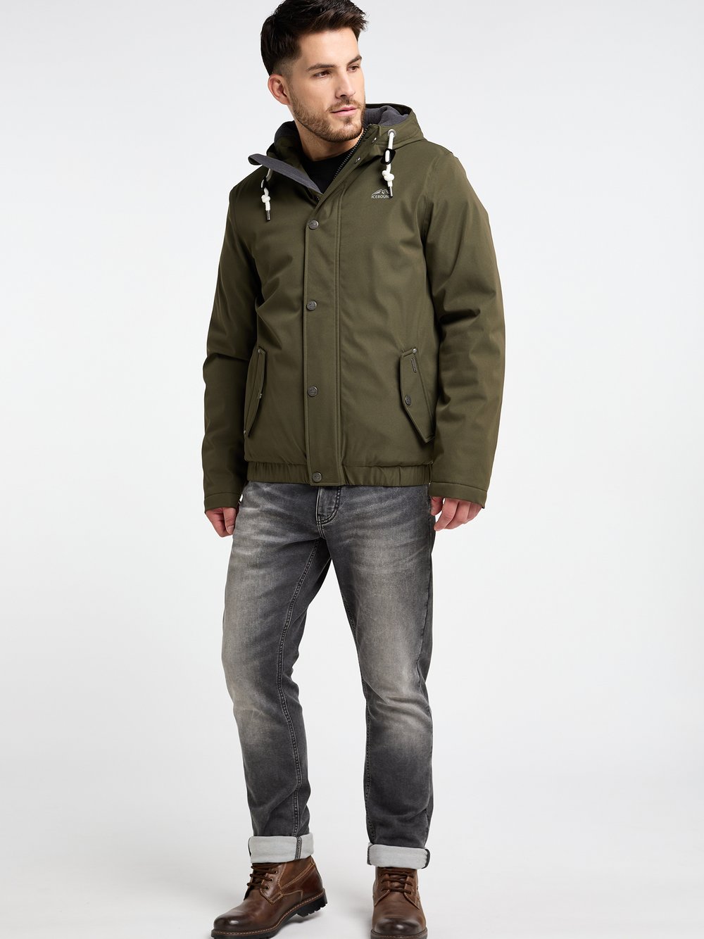 ICEBOUND Winterjacke Herren grün, M