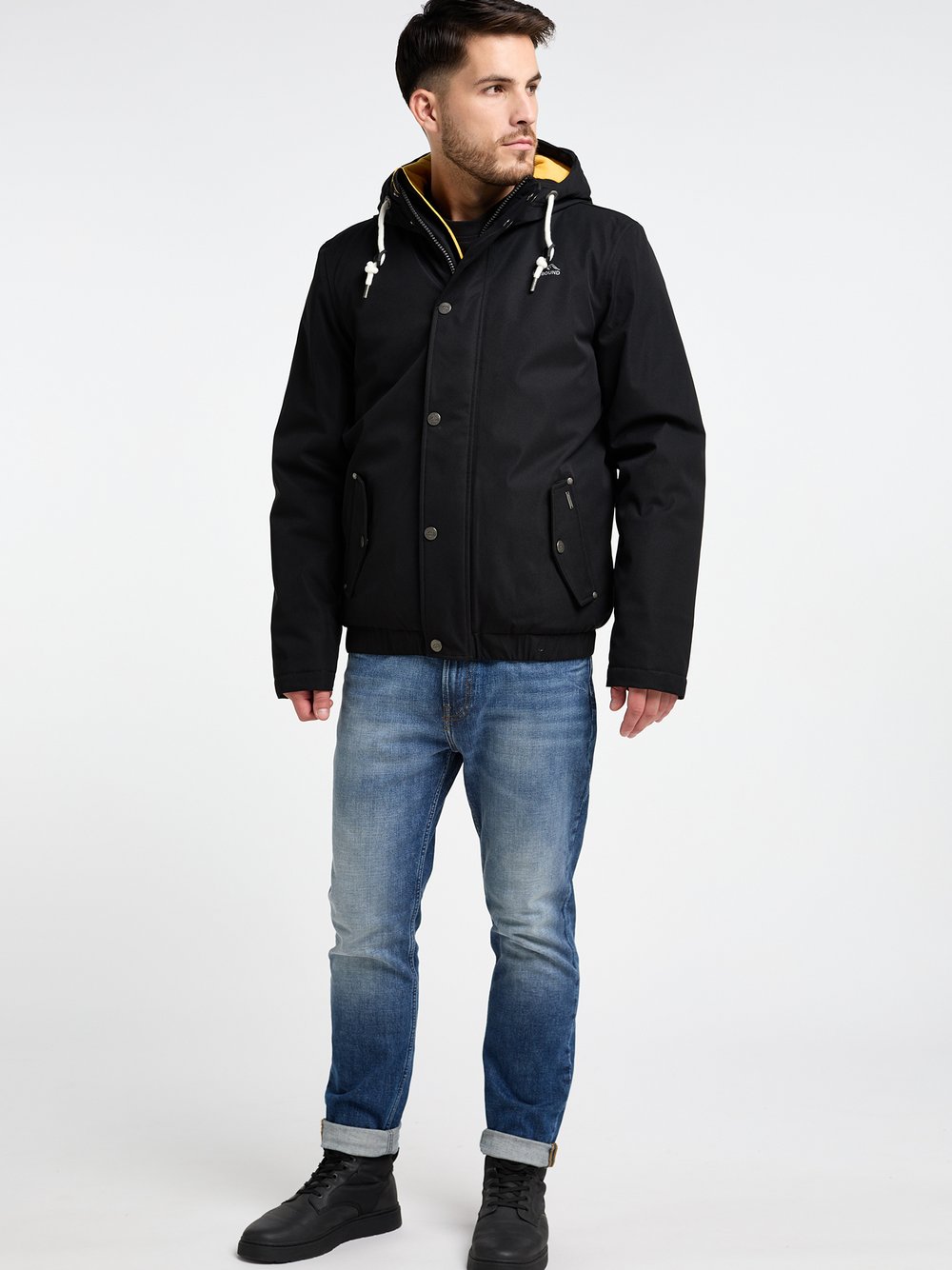 ICEBOUND Winterjacke Herren schwarz, L