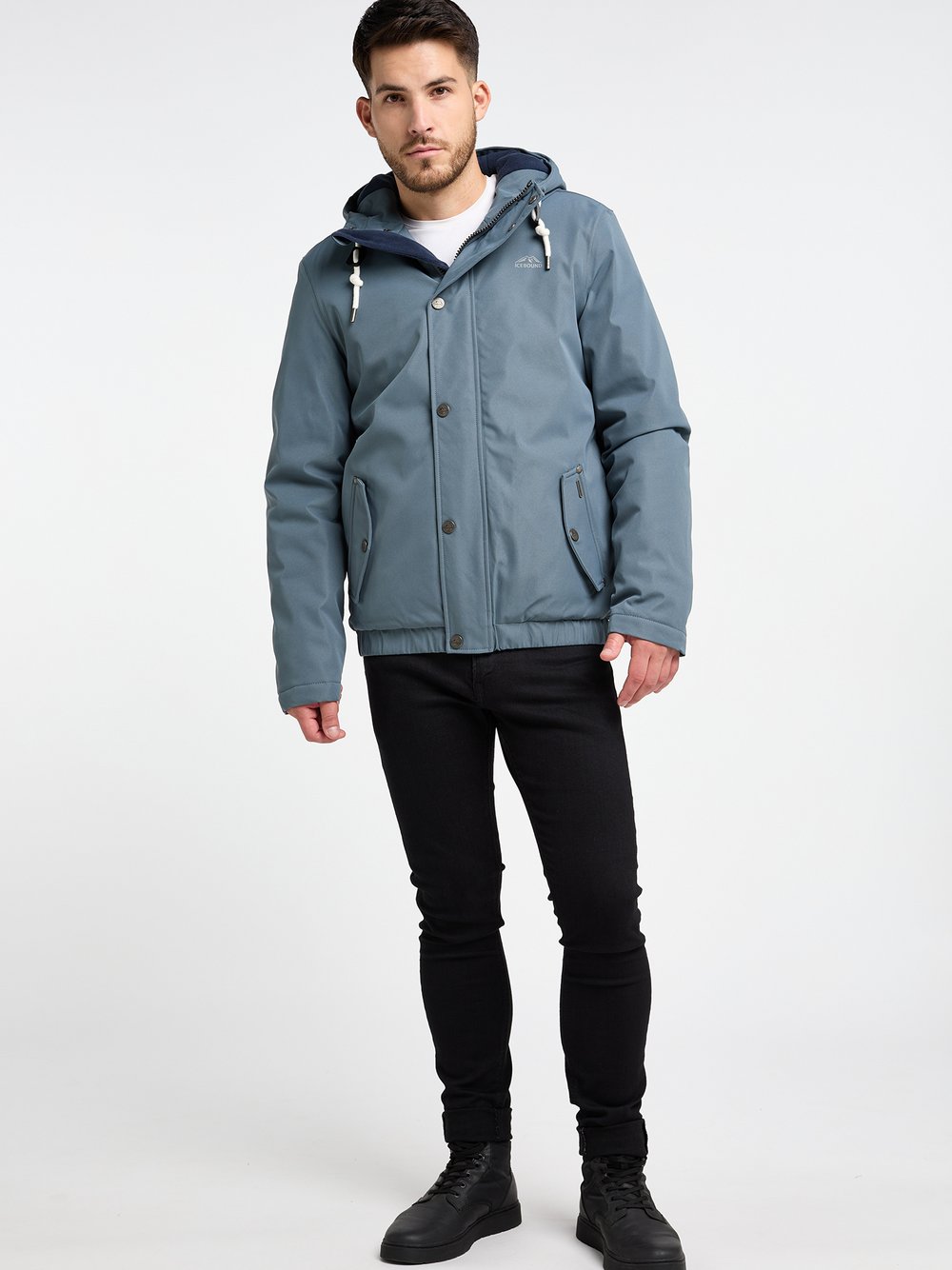 ICEBOUND Winterjacke Herren blau, S