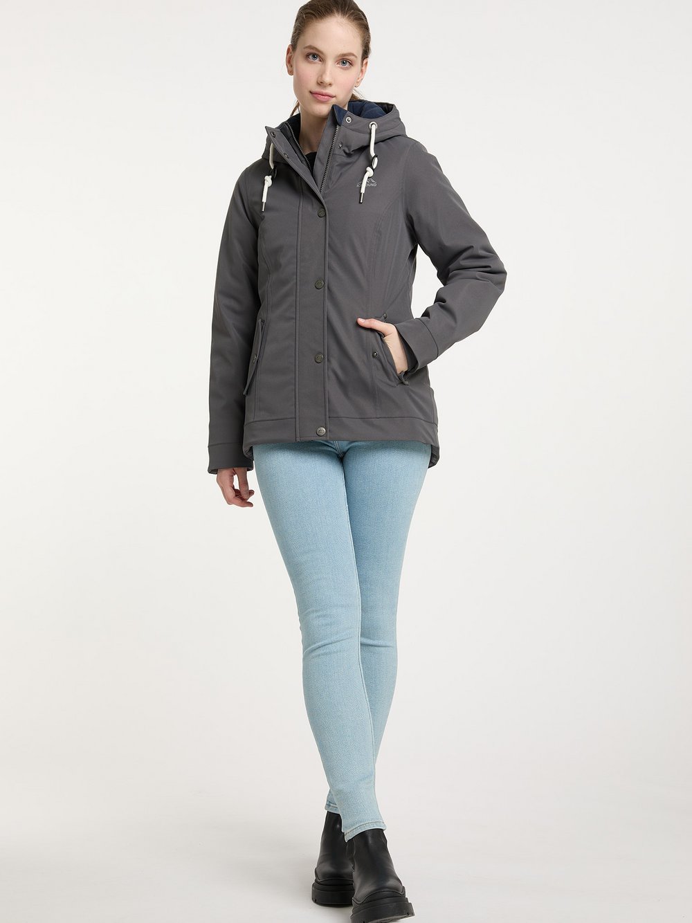 ICEBOUND Winterjacke Damen grau, XS