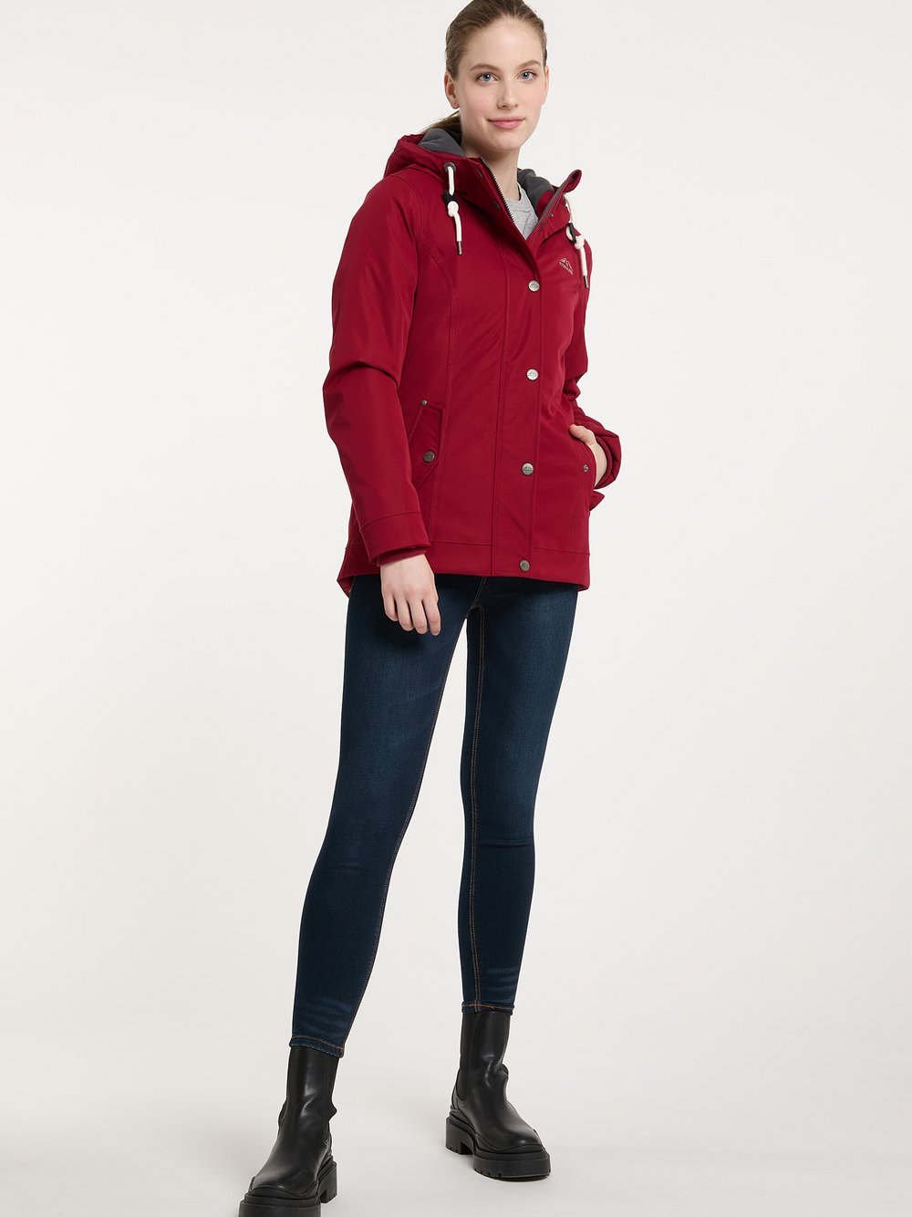 ICEBOUND Winterjacke Damen rot, L