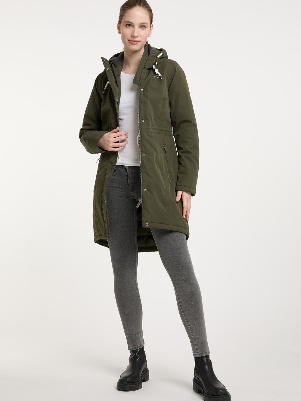 ICEBOUND Winterparka Damen grün, XS