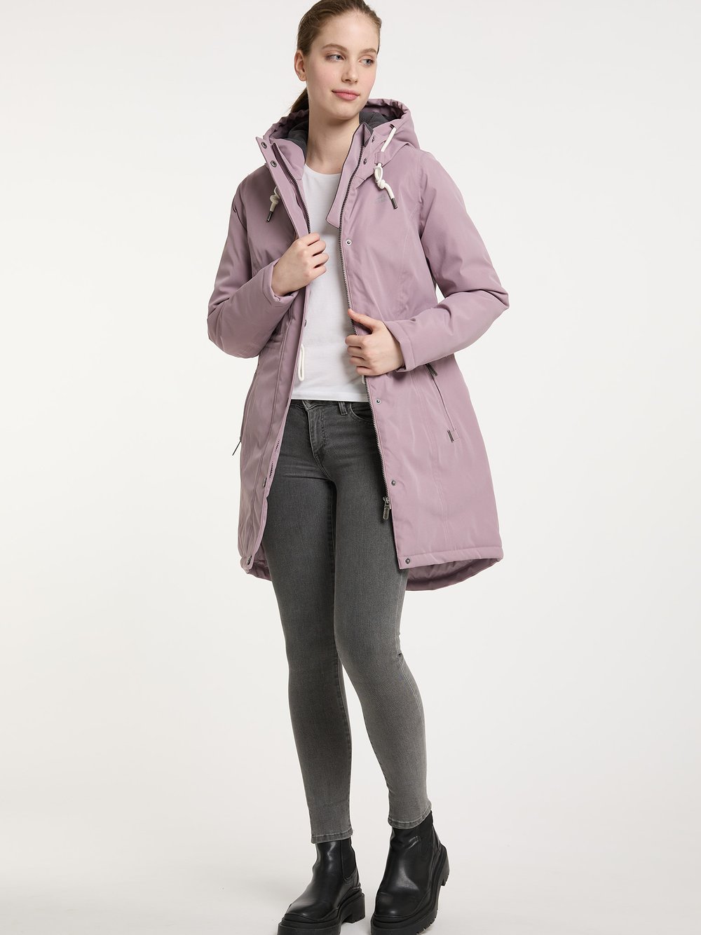 ICEBOUND Winterparka Damen lila, M