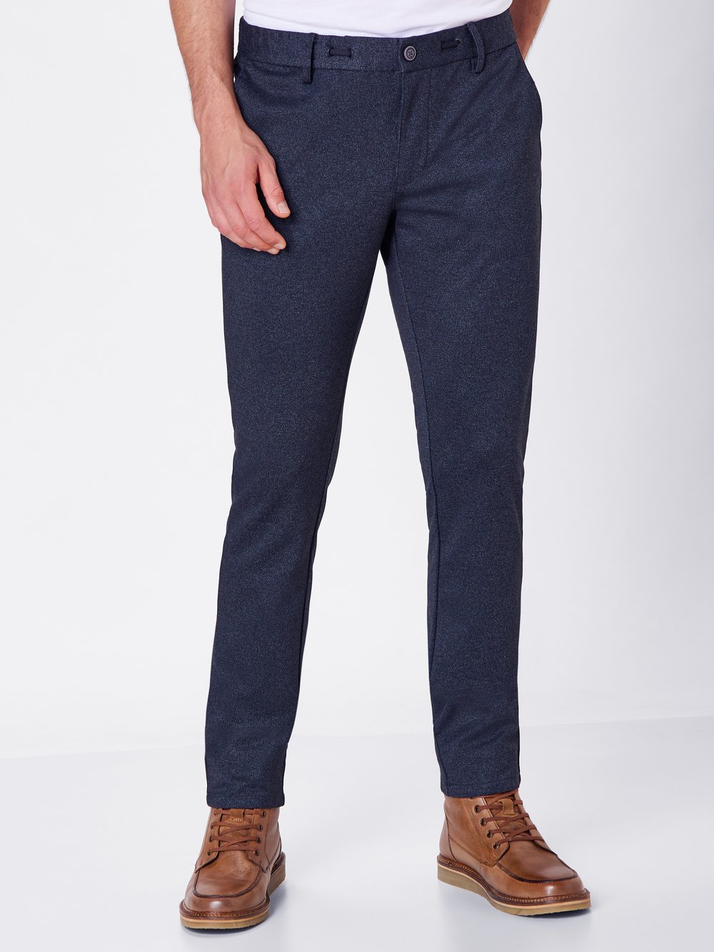 Redpoint Chino Herren blau bedruckt, 46-34