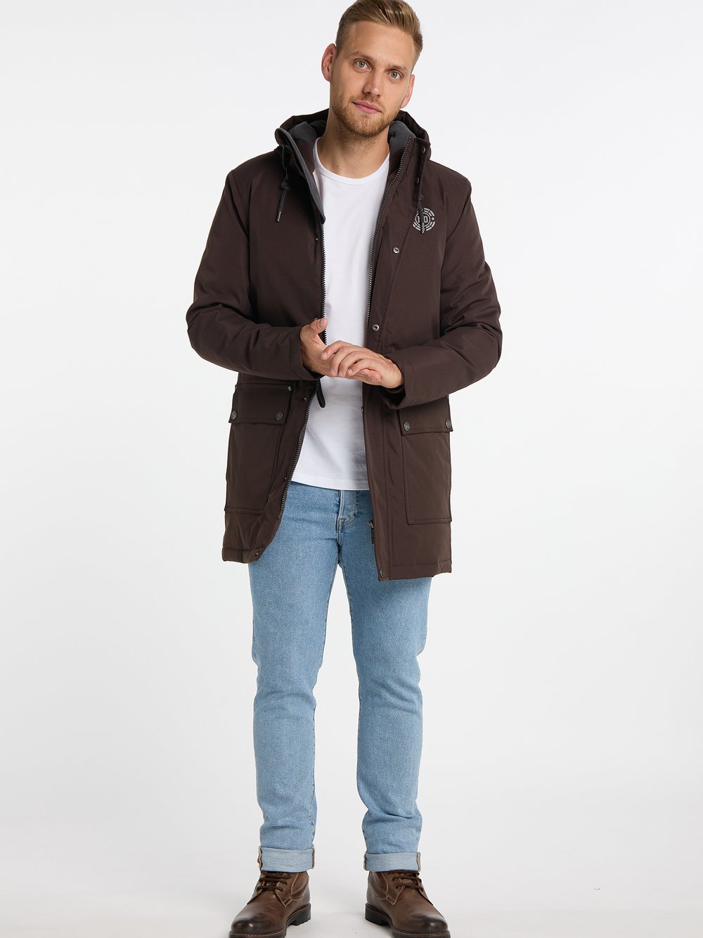 Mo Winterparka Herren braun, XL