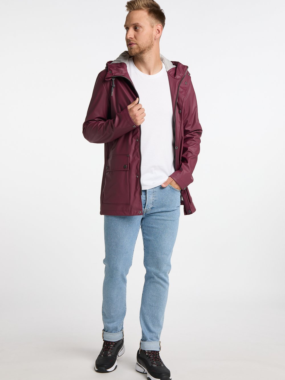 Mo Regenjacke Herren rot, XXL