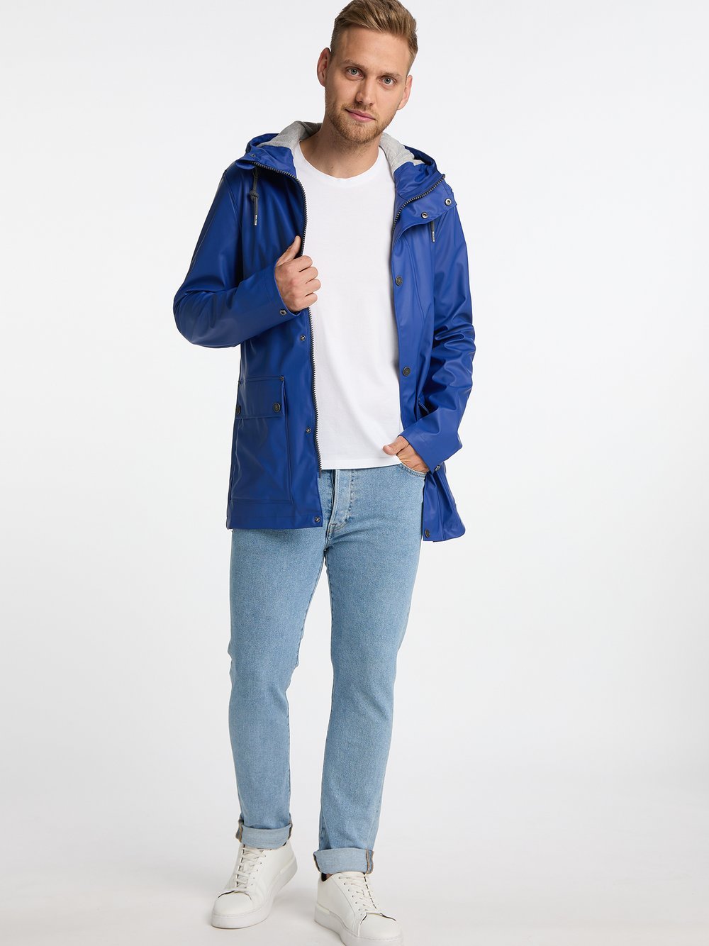 Mo Regenjacke Herren blau, XXL