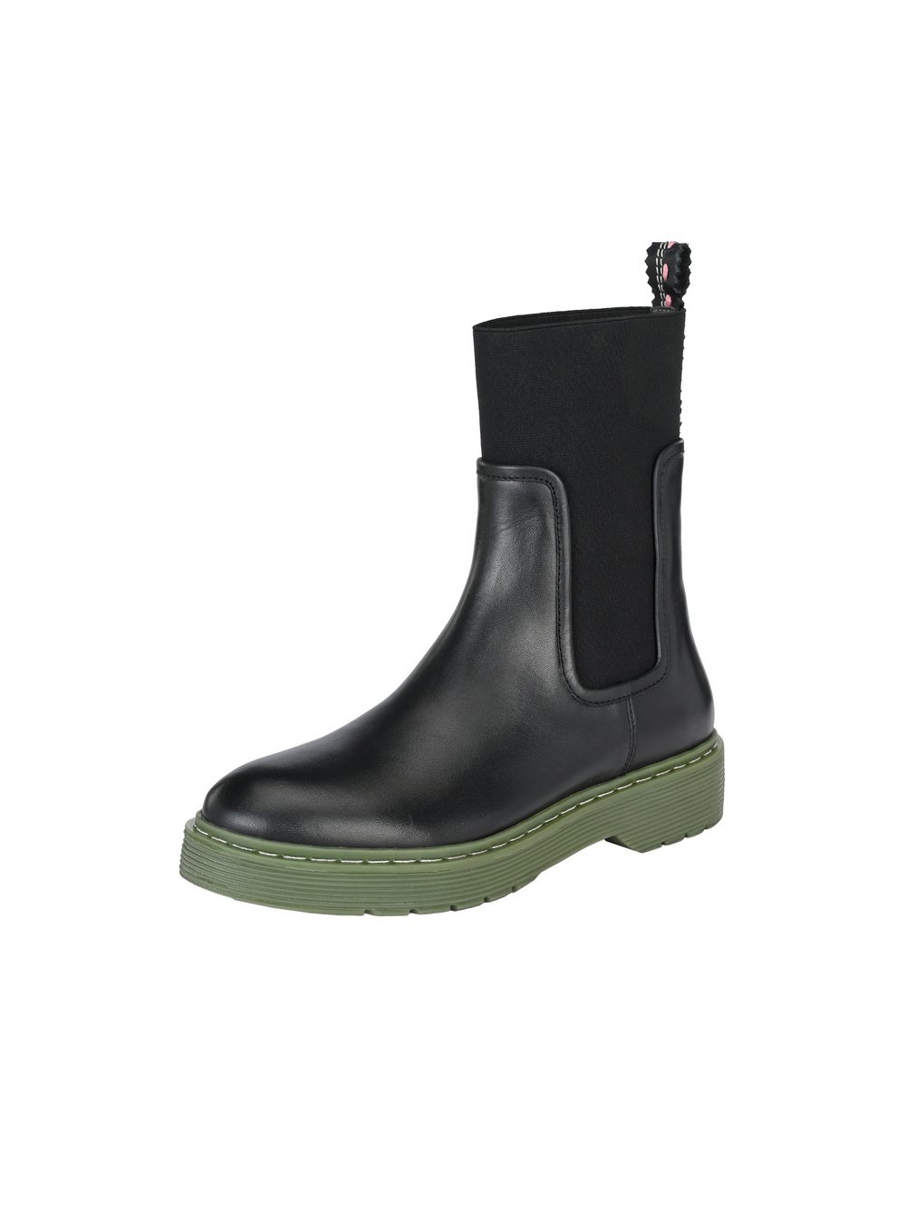 Crickit Chelsea-Boots Damen Leder schwarz, 37