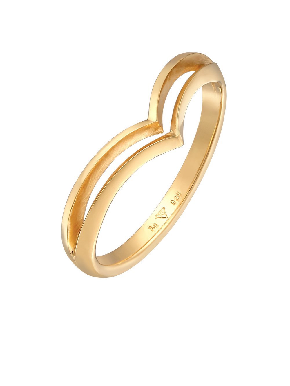 Elli Ring Damen Sterlingsilber gold, 52