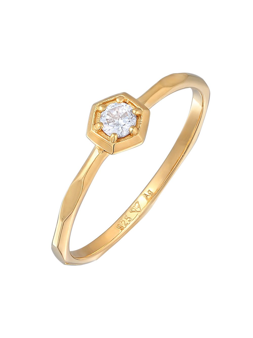 Elli Ring Damen Sterlingsilber gold, 52