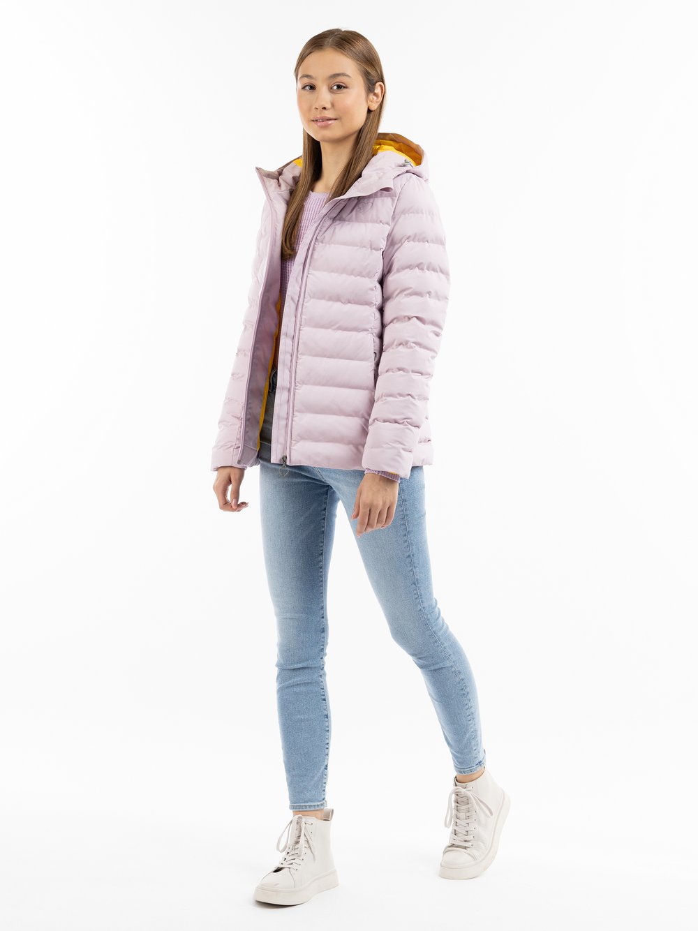 MyMo Wattierte Winterjacke Damen rosa, XS