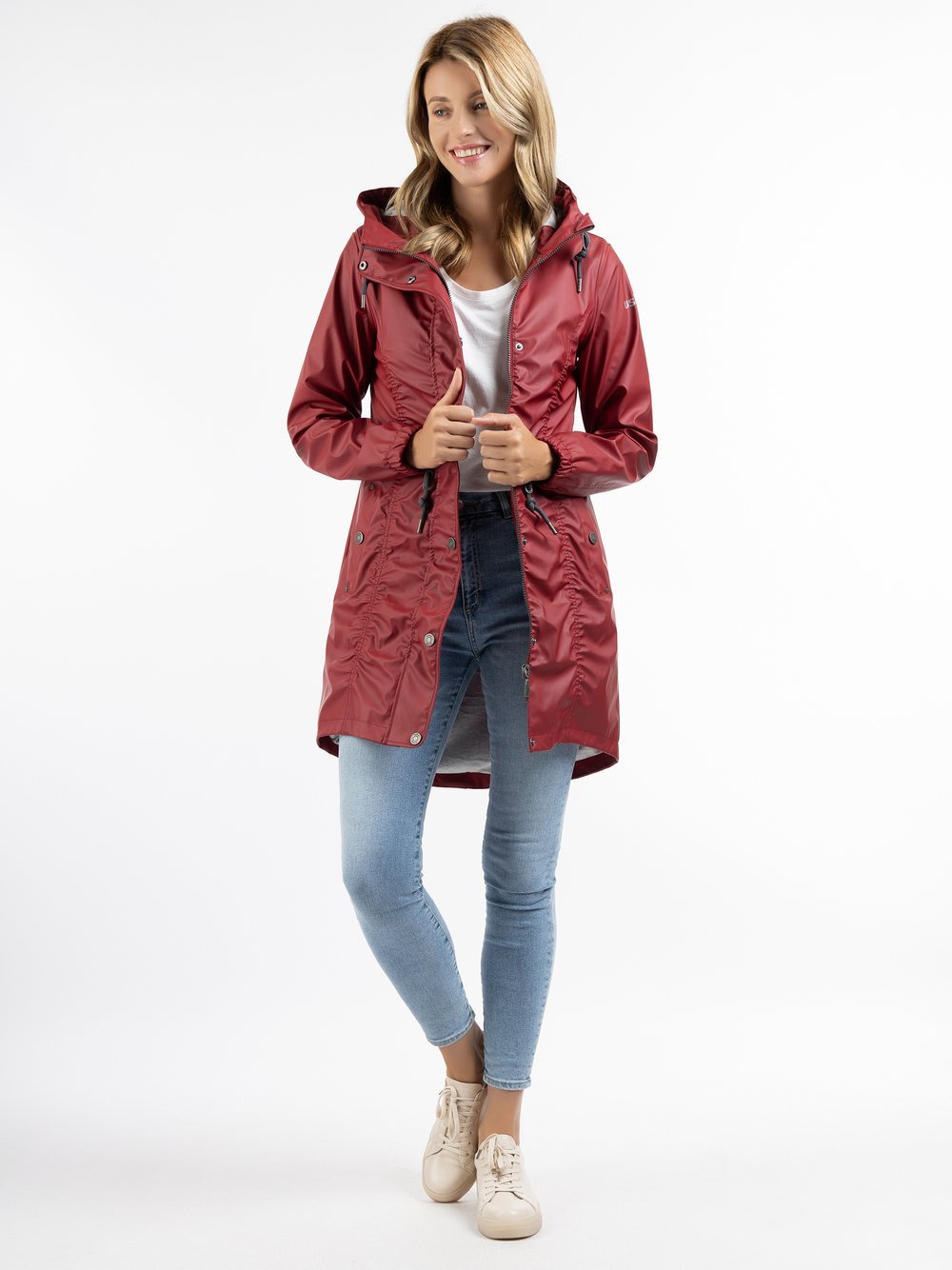 Usha Regenmantel Damen rot, S