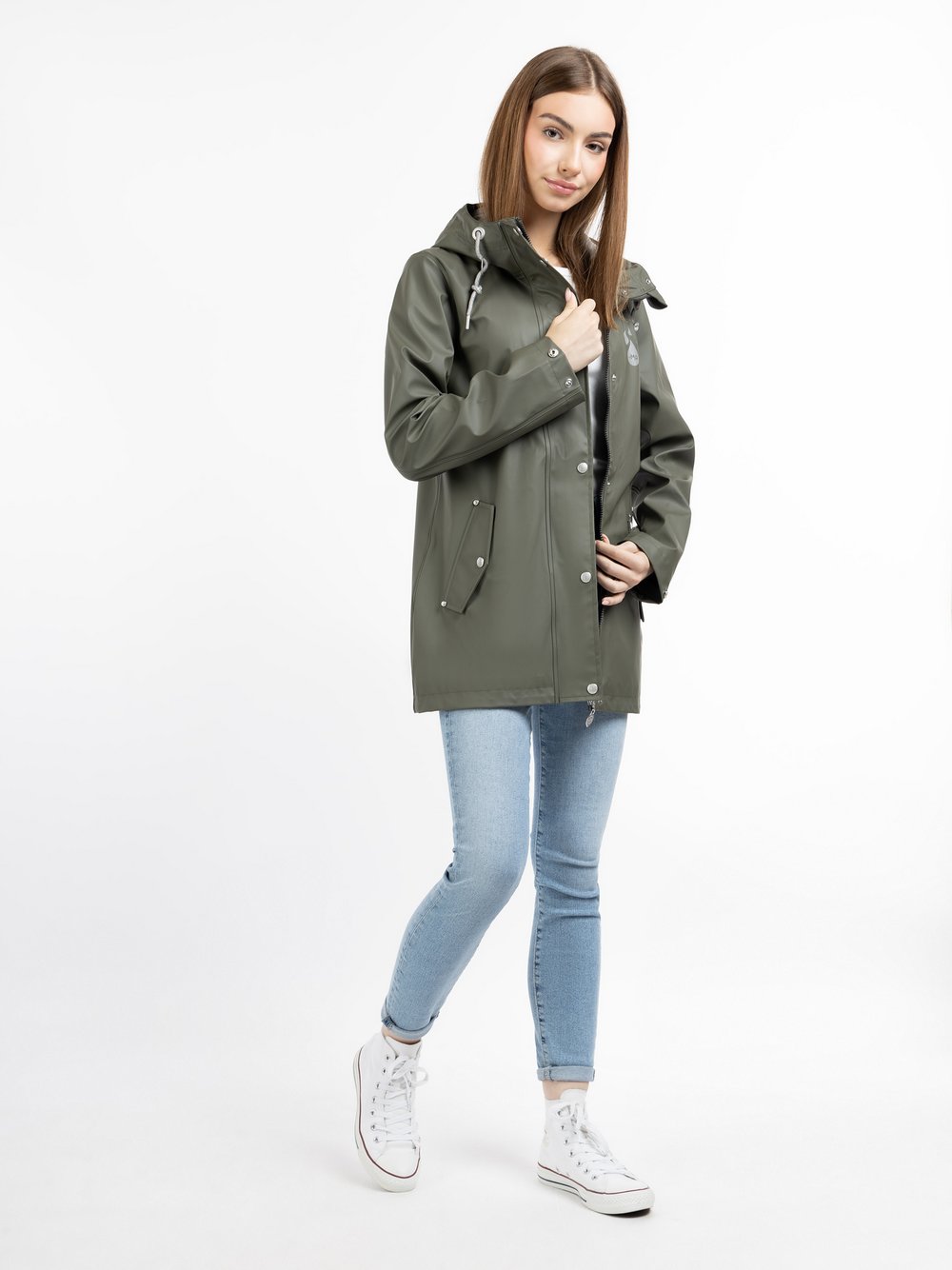 MyMo Regenjacke Damen grün, S