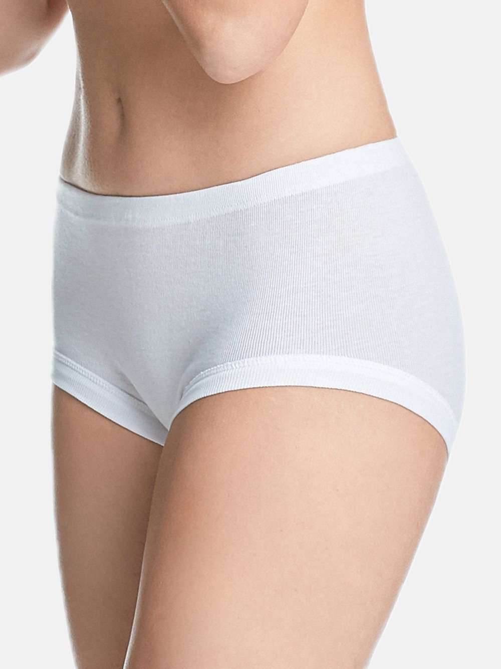 con-ta Taillen-Slip Damen Baumwolle weiß, 46