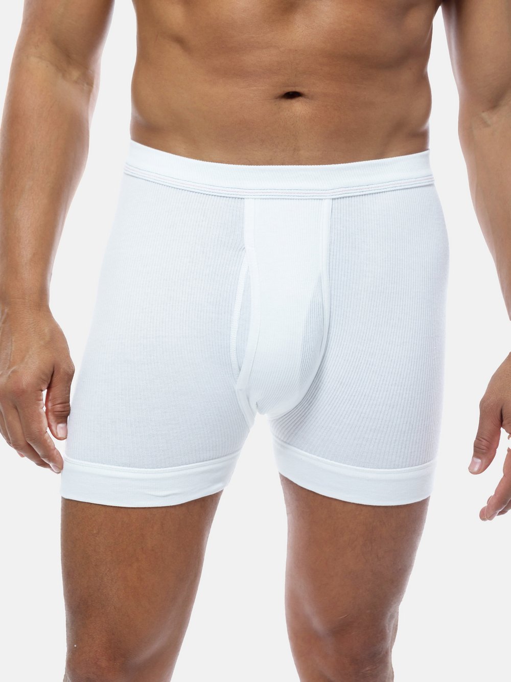 con-ta Unterhose kurz Herren Baumwolle weiß, XL