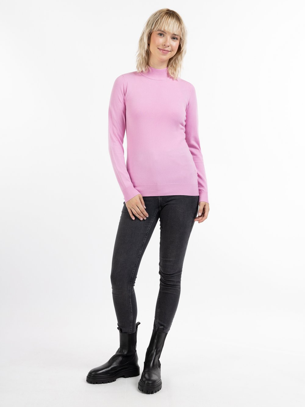 MyMo Pullover Damen Viskose lila, M/L