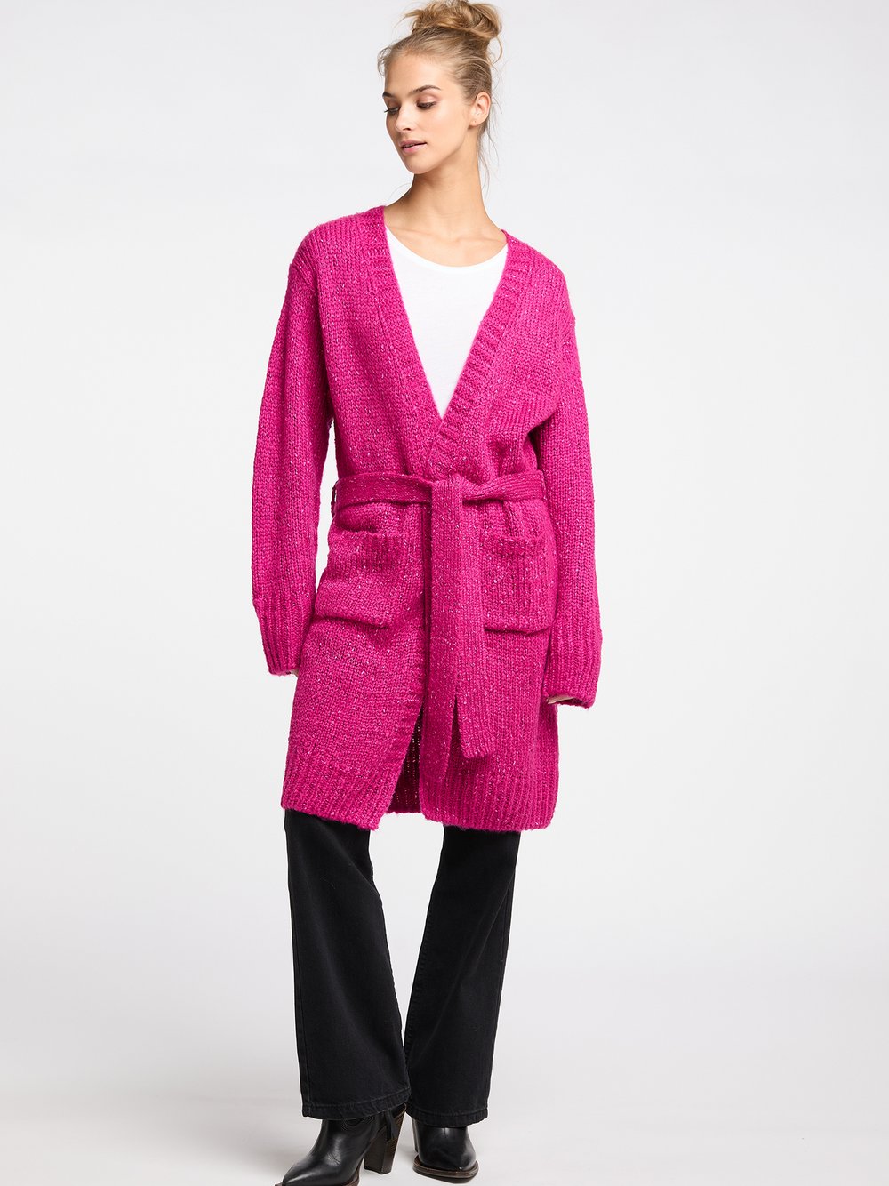 IZIA Cardigan Damen pink, XL/XXL