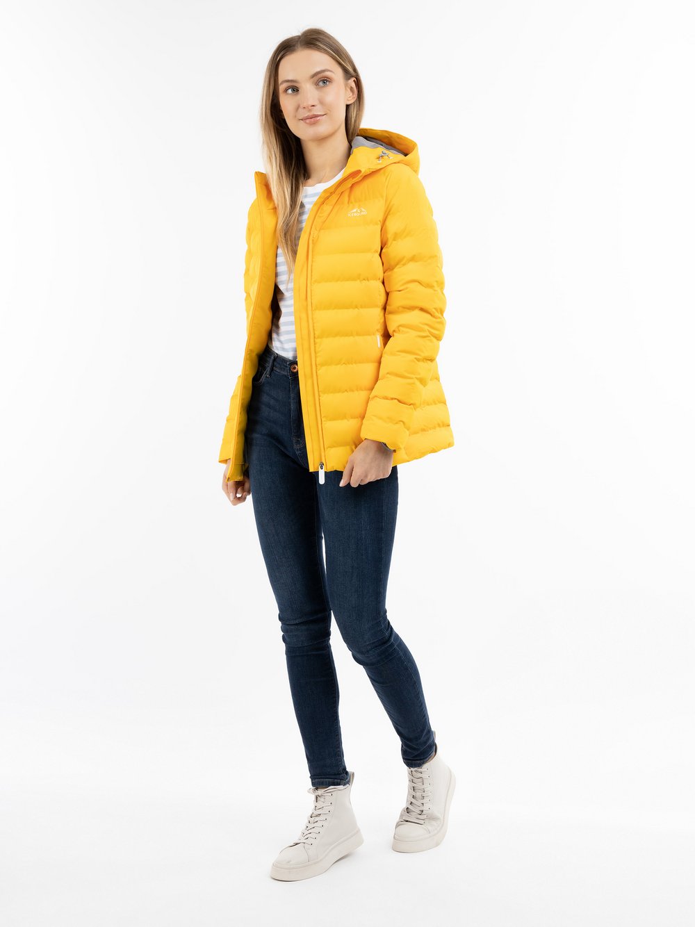 ICEBOUND Wattierte Winterjacke Damen gelb, S