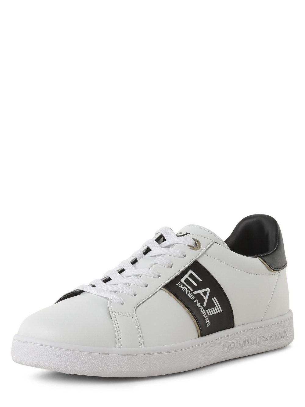 EA7 Emporio Armani Sneaker aus Leder Herren Kunstleder weiß, 8.5