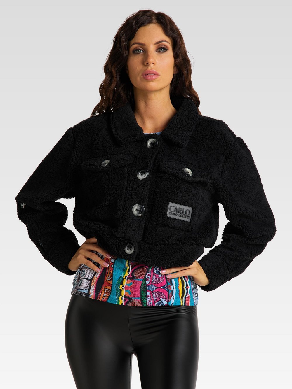 Carlo Colucci Sweatjacke  Damen schwarz, 40