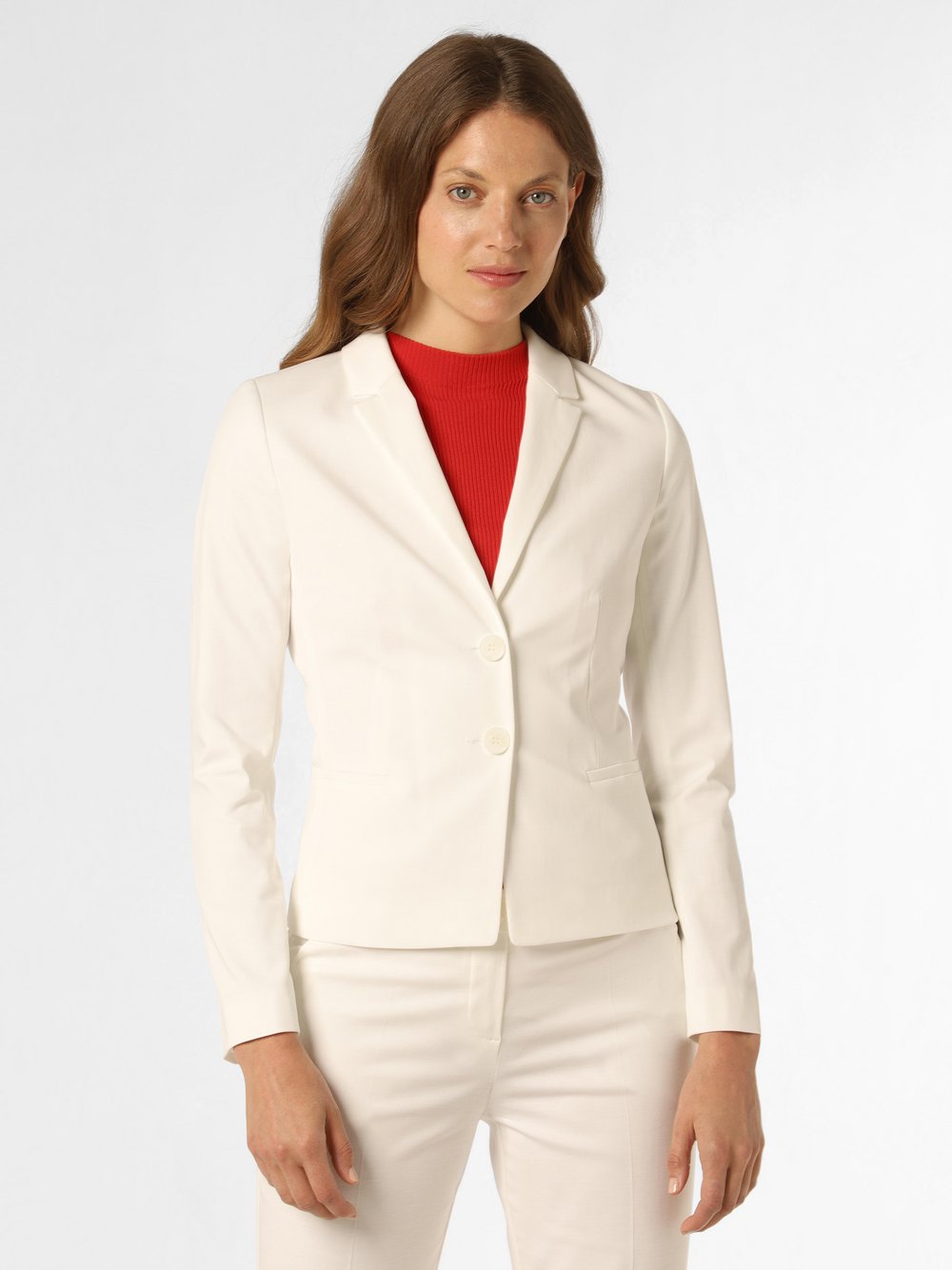 Marie Lund Blazer Damen Baumwolle weiß, 40