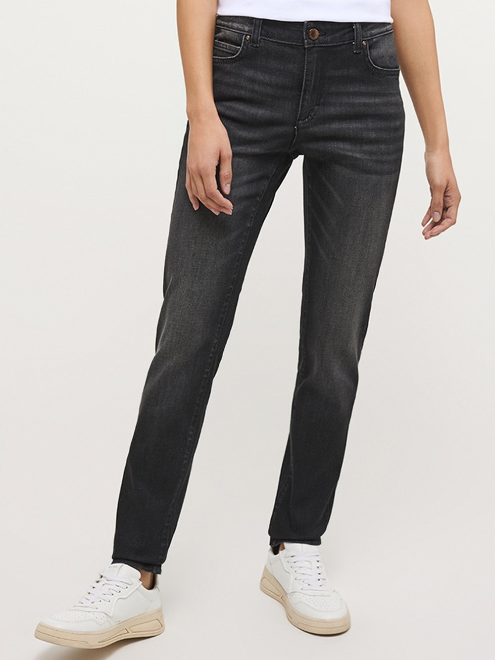 Mustang Jeans Damen Baumwolle grau, 33-32