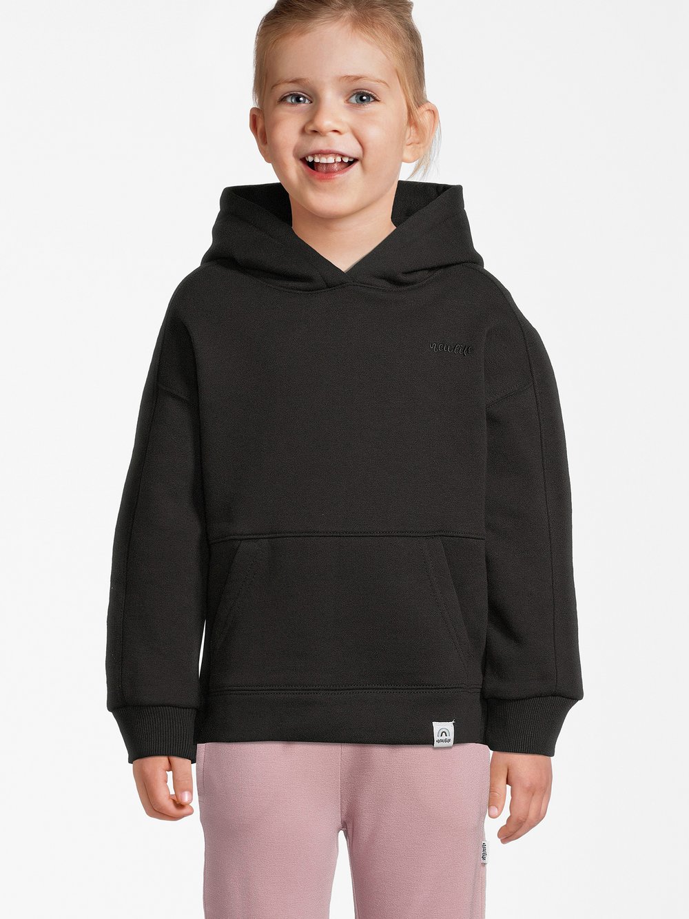 newlife Hoodie Kinder Baumwolle schwarz, 110