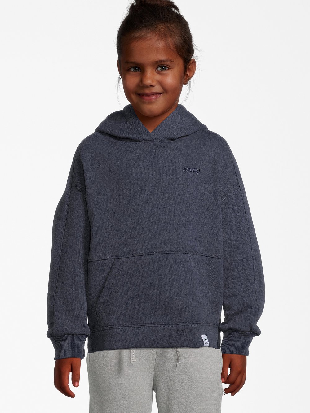 newlife Hoodie Kinder Baumwolle blau, 110