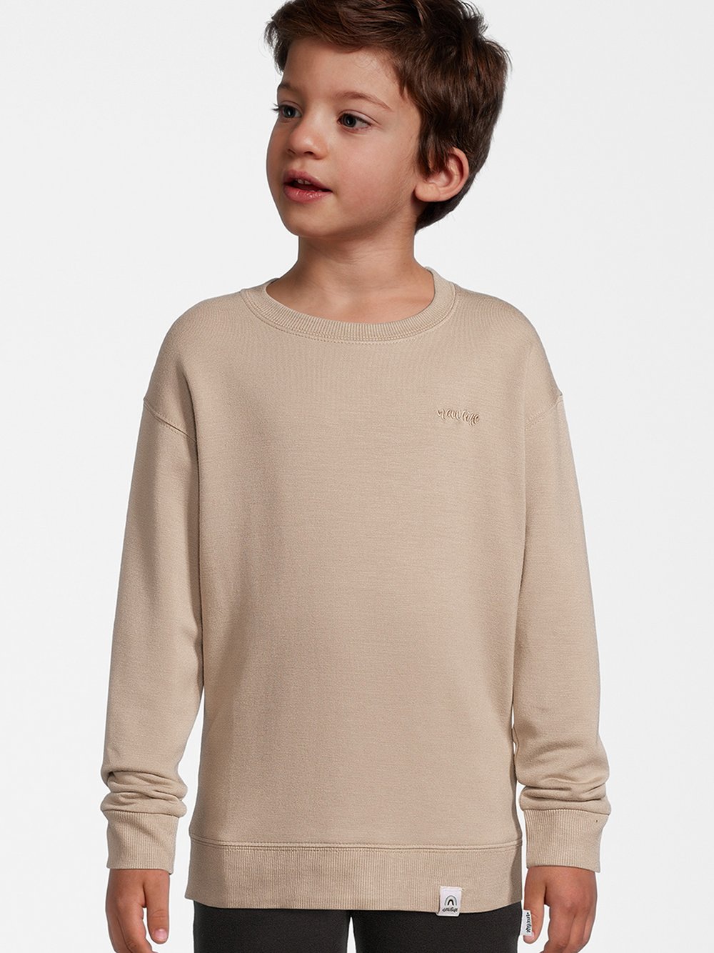 newlife Sweatshirt Kinder Viskose beige, 122