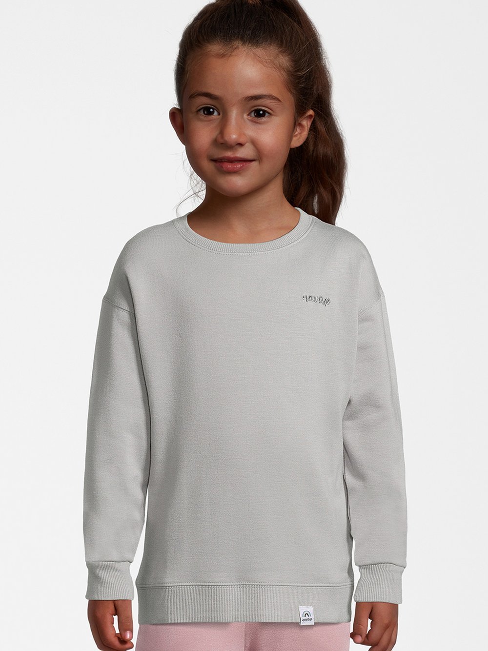 newlife Sweatshirt Kinder Viskose grau, 98