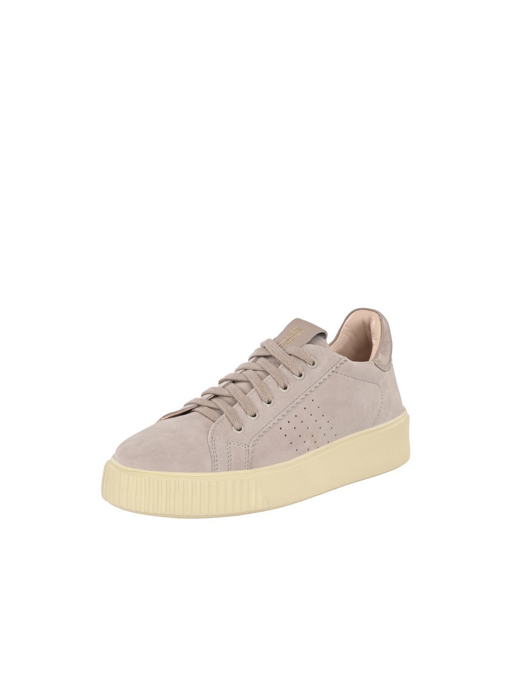 Crickit Sneaker Damen Leder beige bedruckt, 37