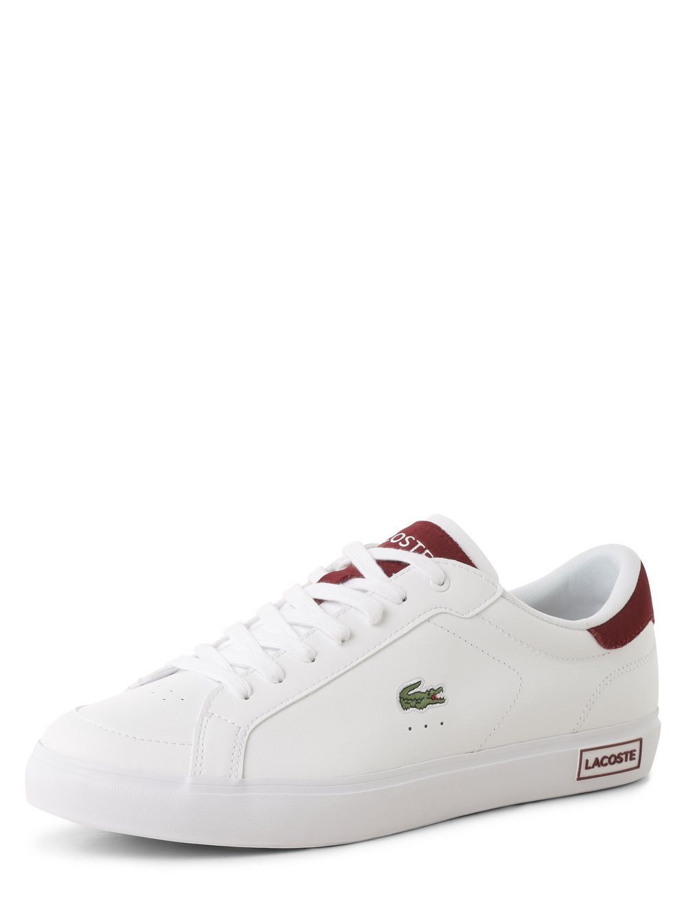 Lacoste Sneaker mit Leder-Anteil Herren weiß, 8