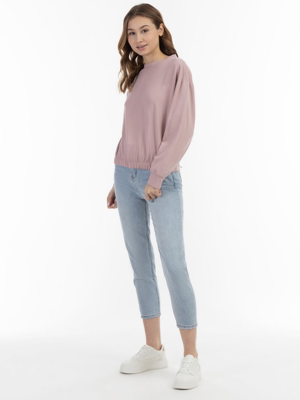 MyMo Sweatshirt Damen Baumwolle rosa, XS/S