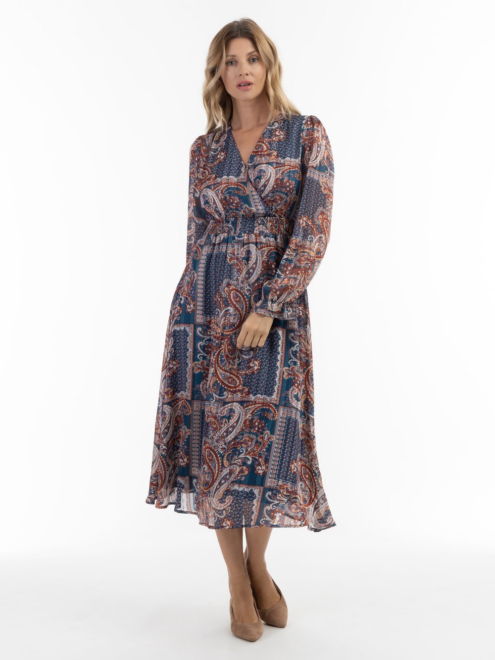 Usha Maxikleid mit Paisley-Print Damen mehrfarbig gemustert, XL