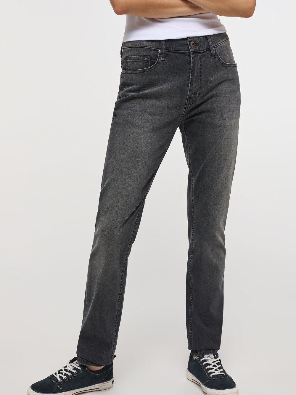 Mustang Jeans Herren Baumwolle grau, 36-36