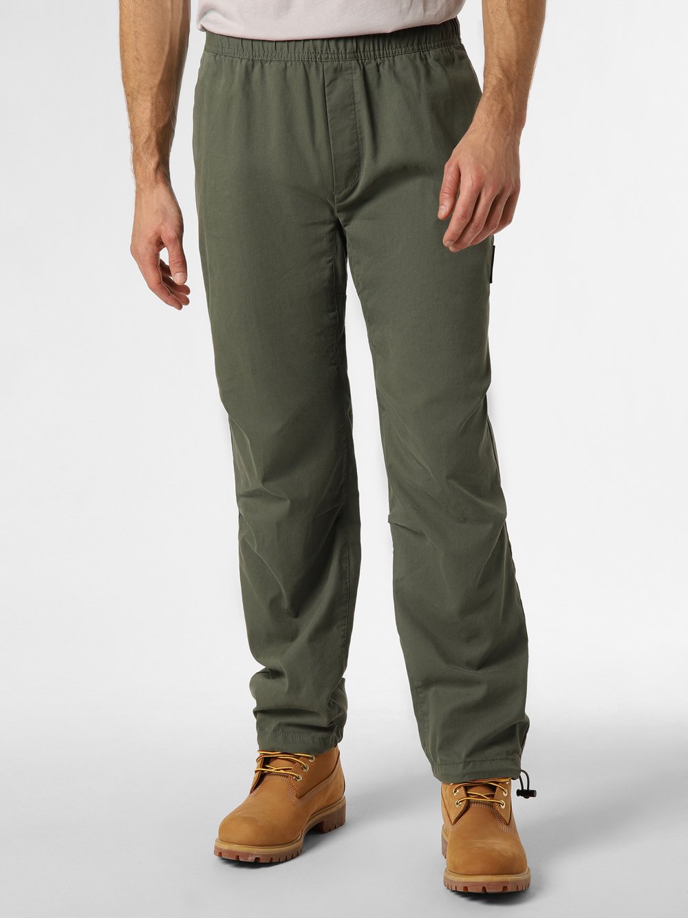 Calvin Klein Jeans Spodnie Mężczyźni Bawełna zielony jednolity, XL
