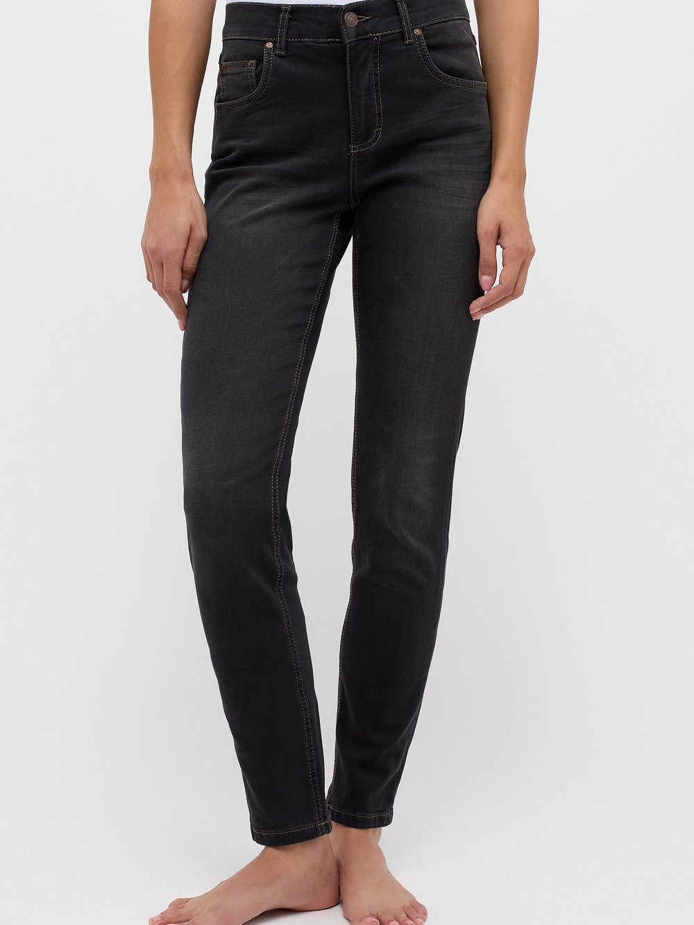 Angels Jeans Damen Baumwolle schwarz, 42-30