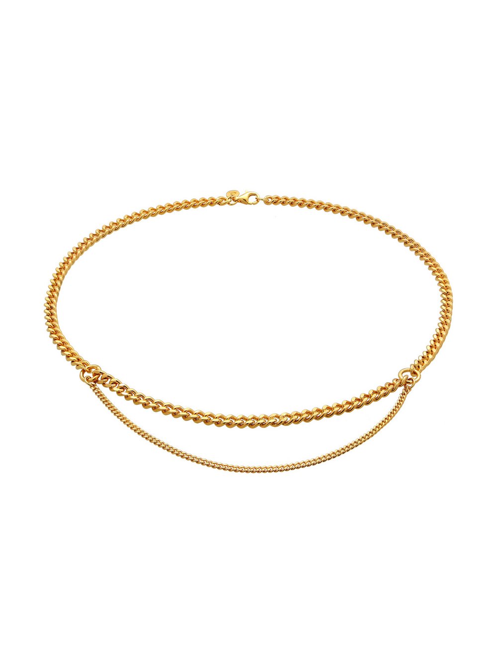 Thumbnail - Elli PREMIUM Halskette Damen Sterlingsilber gold, 38