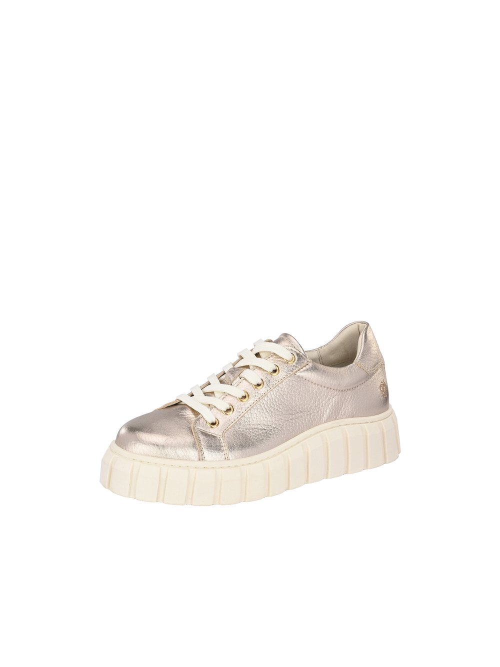 Apple of Eden Sneaker Damen Leder gold, 38