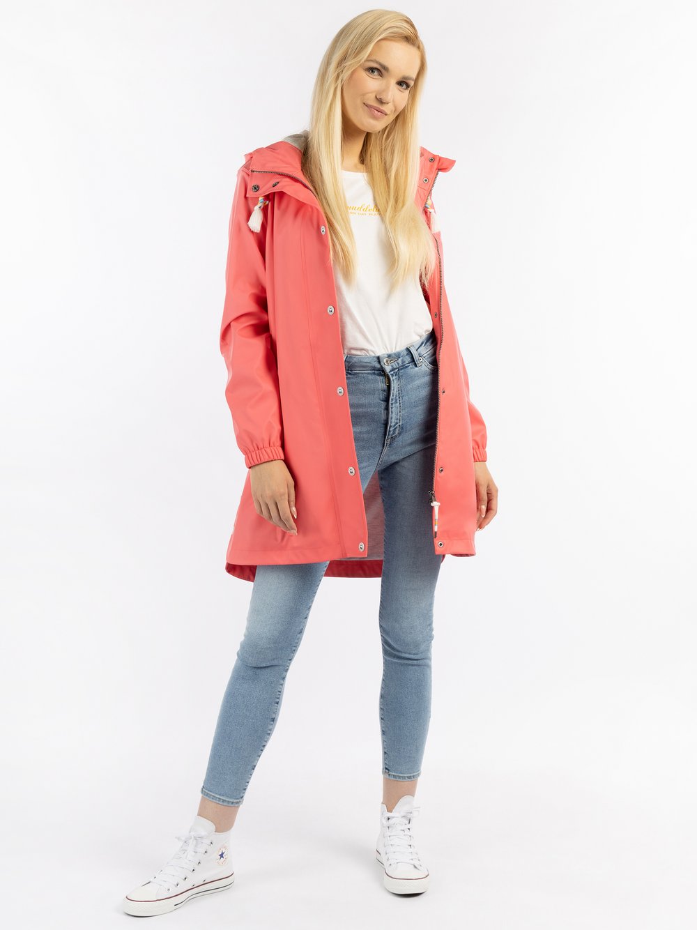 Schmuddelwedda Regenmantel Damen pink, XL