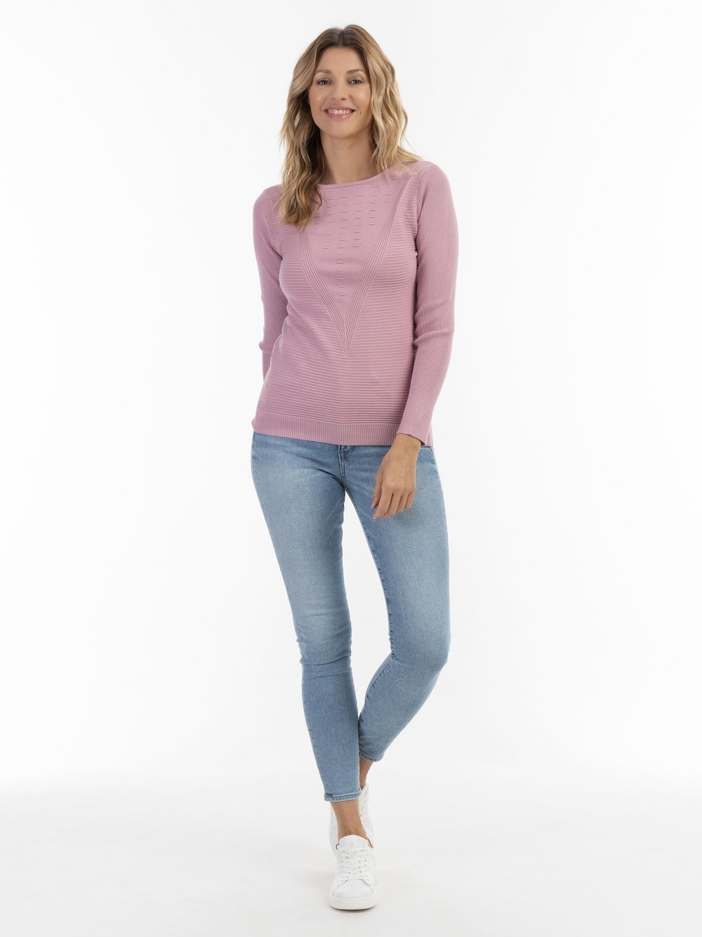 Usha Strick Pullover Damen Polyamid rosa, M/L