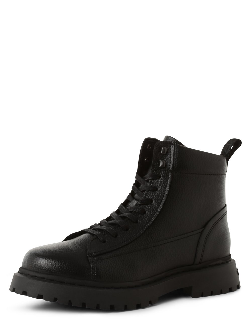 Tommy Jeans Boots aus Leder Herren schwarz, 44