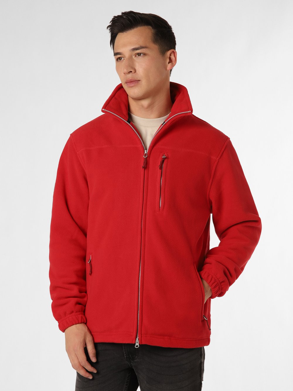 Nils Sundström Fleecejacke Herren rot, M