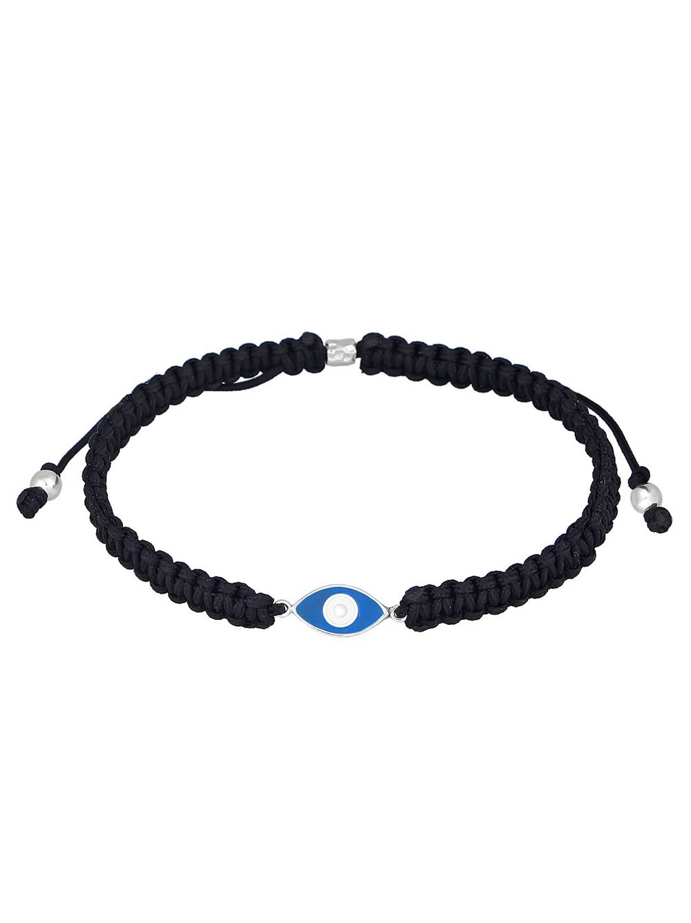 KUZZOI Armband Herren Sterlingsilber schwarz, 19