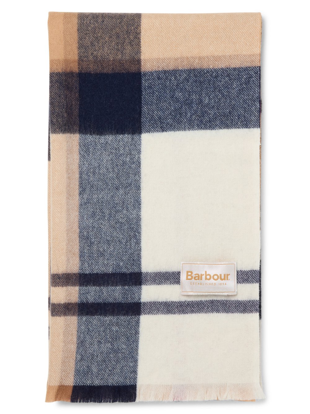 Barbour Schal Damen Lambswool mehrfarbig kariert, 50