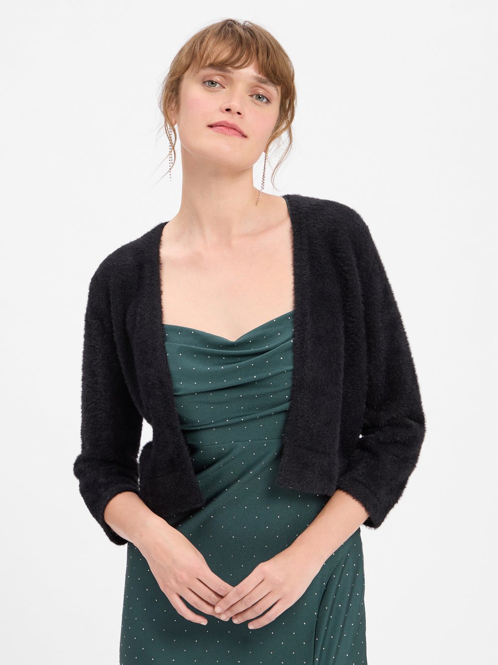 Marie Lund Strickhülle Damen schwarz, 40