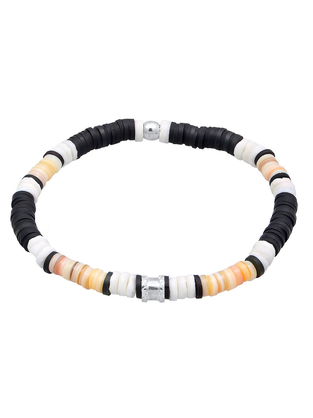 Thumbnail - KUZZOI Armband Herren Sterlingsilber schwarz, 23