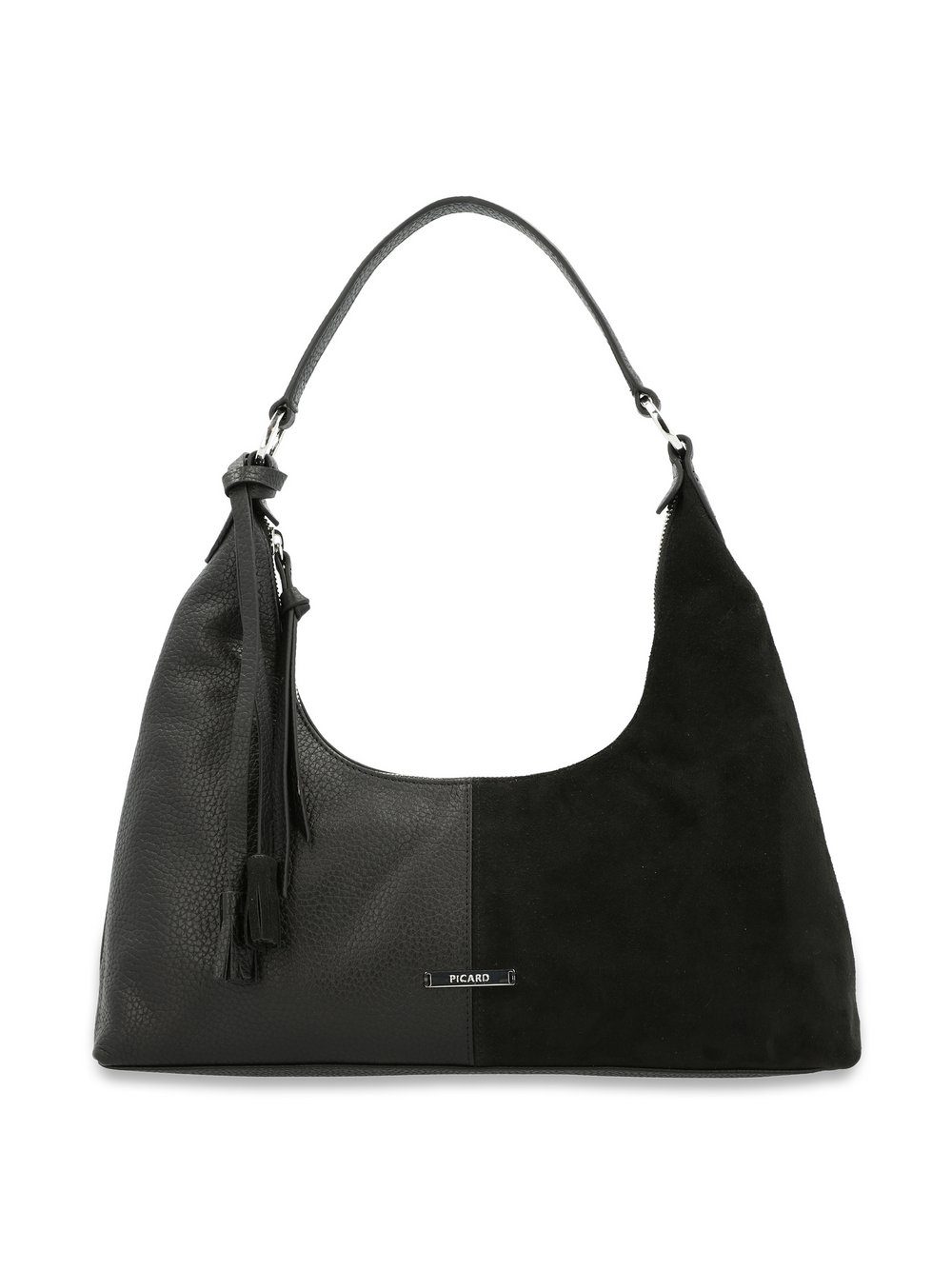PICARD Schultertasche Damen Leder schwarz, ONE SIZE